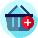 commerce, Commerce And Shopping, shopping basket, online store, Add, Supermarket, Shopping Store PaleTurquoise icon