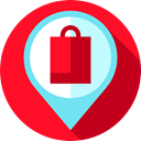 Shop, envelopes, store, Email, placeholder, mail, Message, envelope, Maps And Location, Multimedia Crimson icon