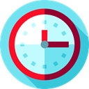 Clock, watch, tool, time, Tools And Utensils, miscellaneous SkyBlue icon