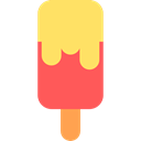 sweet, Summertime, food, summer, Ice cream, Dessert, Food And Restaurant Black icon