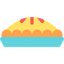 pie, sweet, Bakery, food, Dessert, Food And Restaurant Black icon
