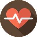 Heart, Cardiogram, heart rate, Electrocardiogram, pulse, Healthcare And Medical, medical DarkOliveGreen icon