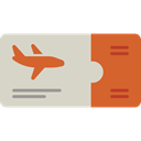 vacations, flight, Airplane Ticket, travel, Ticket, transport LightGray icon