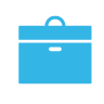 document, Bag MediumTurquoise icon
