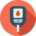 Glucosemeter, Health Care, electronics, diabetes, hospital Tomato icon