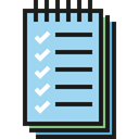 Note, Writing Tool, Notebook, notepad, education, interface, Tools And Utensils, writing LightBlue icon