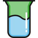 chemical, education, Flasks, Test Tube, Chemistry, flask, science LightBlue icon