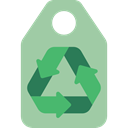 Ecology And Environment, Price, Recycled, Shop, tag, Label, price tag, shopping DarkSeaGreen icon