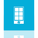 phone, Mirror, window DarkTurquoise icon