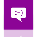 Messaging, window, Mirror DarkMagenta icon