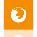 Mirror, Alt, Firefox DarkOrange icon