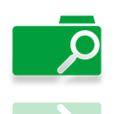 Mirror, search, Folder ForestGreen icon