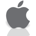 Os, Apple, Mirror DimGray icon