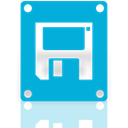 Floppy, Mirror, drive DarkTurquoise icon