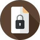 documents, Archive, document, paper, interface, Files And Folders, security, padlock, File, secure DarkOliveGreen icon