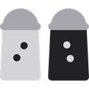 food, Salt And Pepper, Condiment, Spicy, Food And Restaurant LightGray icon