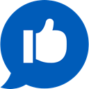 Hands And Gestures, networking, thumb up, social media, Hand, Like, Chat, speech bubble, Communications DarkCyan icon