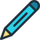 Draw, Edit, education, writing, Tools And Utensils, pencil Black icon
