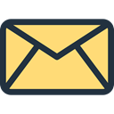 mail, envelope, Message, Communications, Note, Email Khaki icon