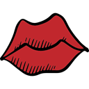 kiss, people, lovely, Romanticism, Body Part, lips, romantic, Valentines Day, love Firebrick icon