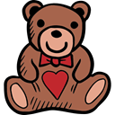 Animal, puppet, Fluffy, Valentines Day, childhood, Animals, teddy bear Sienna icon