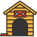 Doghouse, kennel, Dog House, Furniture And Household DarkSlateGray icon