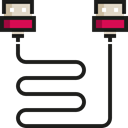 technology, port, Cable, Edit Tools, Connection, Usb, electronics Black icon