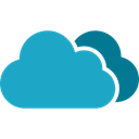 Cloud, Cloudy, meteorology, weather, sky LightSeaGreen icon
