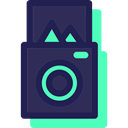 photo camera, photography, digital, picture, electronics MidnightBlue icon
