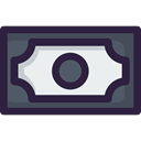 Business And Finance, Money, Business, Notes, Cash, Currency DarkSlateGray icon