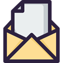 Email, mail, Communications, Message, mails, envelope, envelopes, Multimedia, interface DarkSlateGray icon