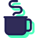 Coffee, mug, coffee cup, Chocolate, Tea Cup, hot drink, food, Food And Restaurant MidnightBlue icon