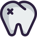 medical, Healthcare And Medical, Dentist, Health Care, Teeth, tooth Lavender icon