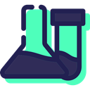 Flasks, laboratory, chemical, Healthcare And Medical, education, Chemistry Turquoise icon