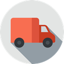 truck, transport, transportation, vehicle, Delivery Truck, Delivery, Cargo Truck, Automobile, Shipping And Delivery Gainsboro icon