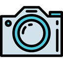 electronics, photograph, technology, digital, picture, photo camera Gainsboro icon