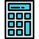 education, technology, Calculating, maths, Technological, calculator Black icon