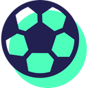 sports, Team Sport, soccer, Football, Sports And Competition, Game, equipment Turquoise icon