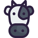 Animal Kingdom, Animals, Wild Life, cow, Farm, Farming And Gardening DarkSlateGray icon