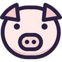 Animals, pig, Farm, wildlife, Animal Kingdom, Farming And Gardening DarkSlateGray icon