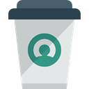 Paper Cup, Coffee Shop, food, coffee cup, hot drink, Food And Restaurant, Coffee, Take Away LightGray icon