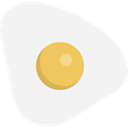 Food And Restaurant, food, protein, organic, fried egg WhiteSmoke icon