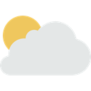 weather, Cloud, Cloudy, meteorology, sky, Atmospheric, Atmosphere Gainsboro icon