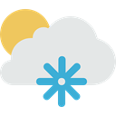 Cold, Snow, meteorology, snowing, winter, weather, Frost Gainsboro icon