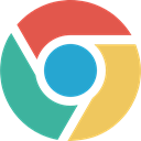 chrome, google, Brands And Logotypes, Browser, Logo, windows LightSeaGreen icon