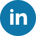 Linkedin, Logos, logotype, social media, Logo, Brands And Logotypes, social network DarkCyan icon