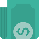 stack, Business, Currency, Notes, Money, Business And Finance, Cash, Commerce And Shopping MediumSeaGreen icon