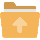 file storage, Files And Folders, Office Material, storage, Data Storage, interface, Folder SandyBrown icon