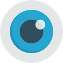 Eye, Healthcare And Medical, interface, medical, view, visible, Visibility Gainsboro icon