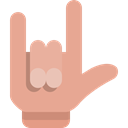 Rock And Roll, Hand Gesture, Heavy Metal, Hands And Gestures, Hand, Gesture, Concert, festival, Gestures BurlyWood icon